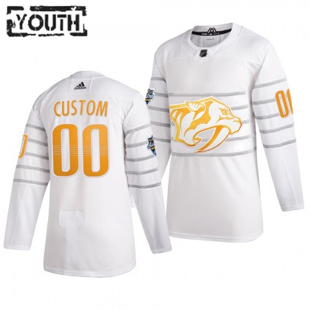 Nashville Predators Personalizado Wit Adidas 2020 NHL All-Star Authentic Shirt - Kinderen